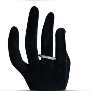 Sterling Silver CZ Band